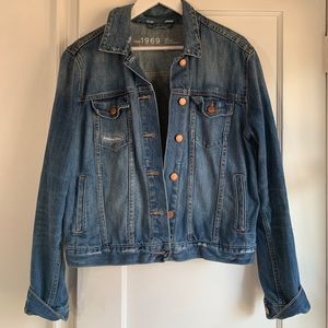 Gap Jean jacket. - distressed denim